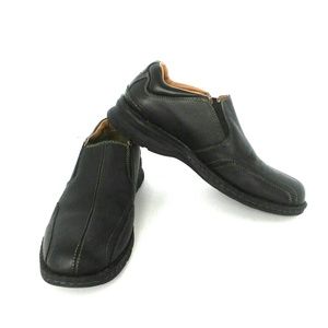 Dockers Pro Style Mens Black Leather Loafers Sz 8